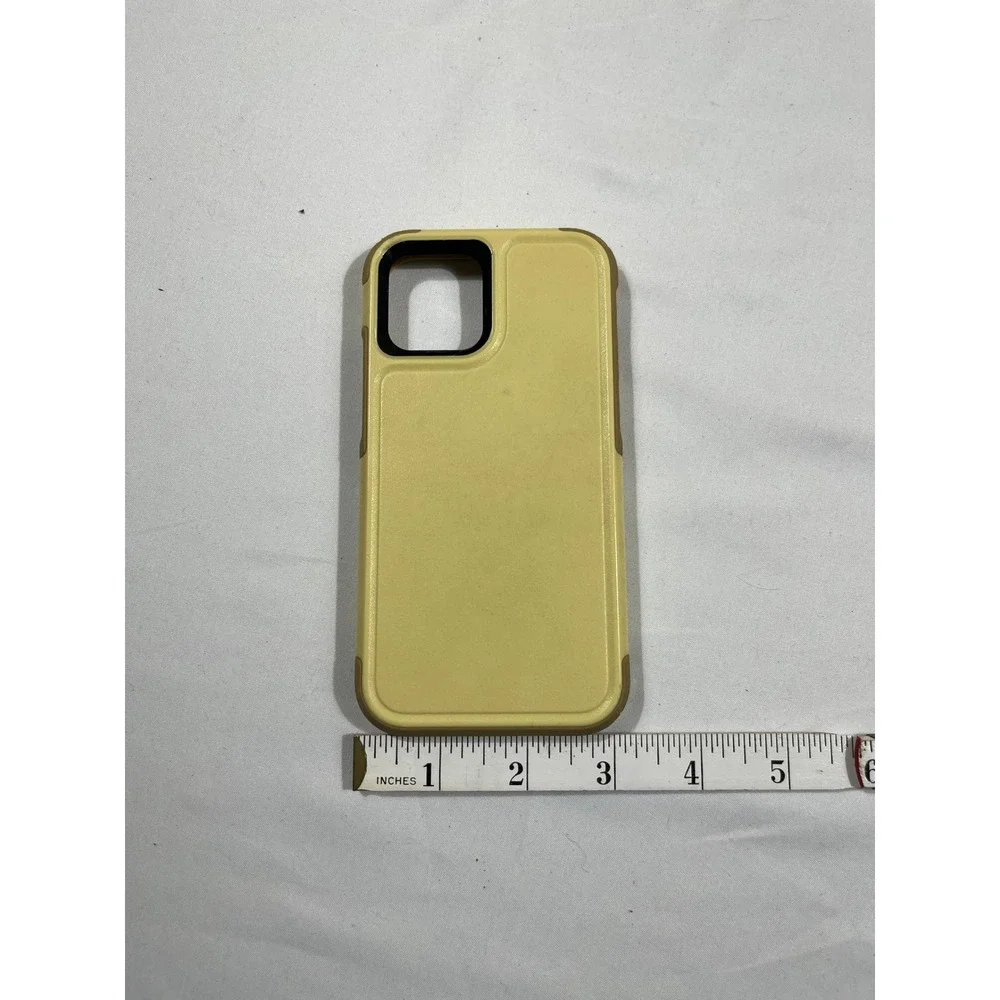 Phone Case iPhone 12 / 12 Pro Mustard Yellow Rugged Protective